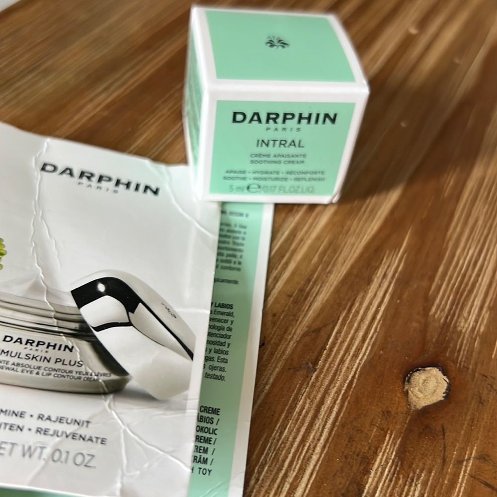 Top French skincare minis DARPHIN.  $15